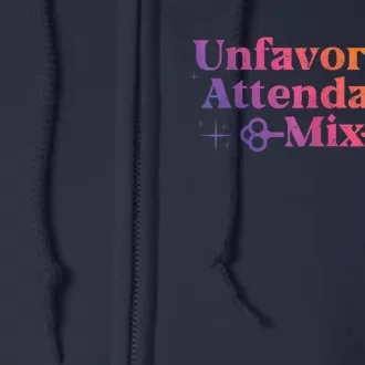 Unfavorable Attendance Mix Full Zip Hoodie