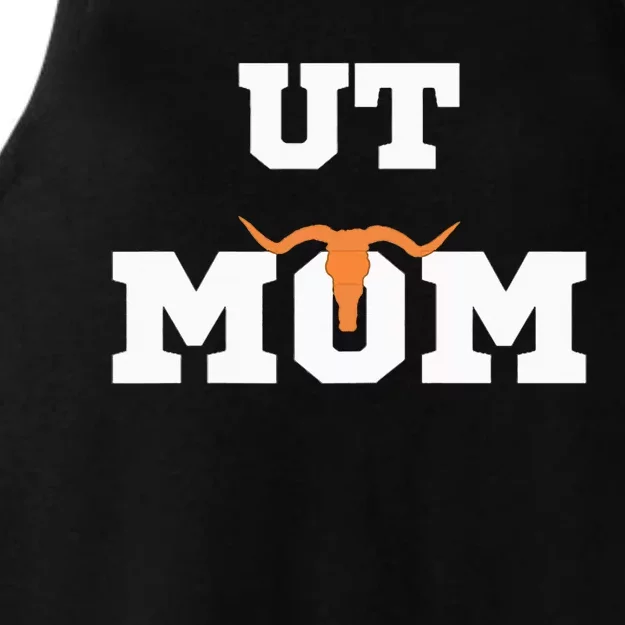 Ut Austin Mom Ladies Tri-Blend Wicking Tank