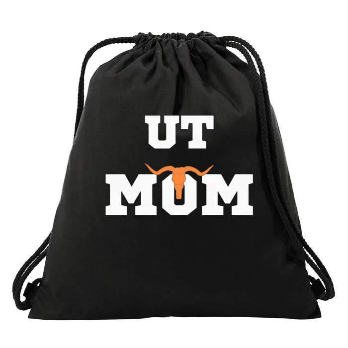 Ut Austin Mom Drawstring Bag