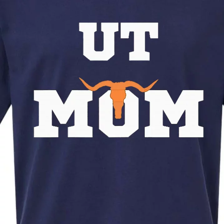 Ut Austin Mom Sueded Cloud Jersey T-Shirt