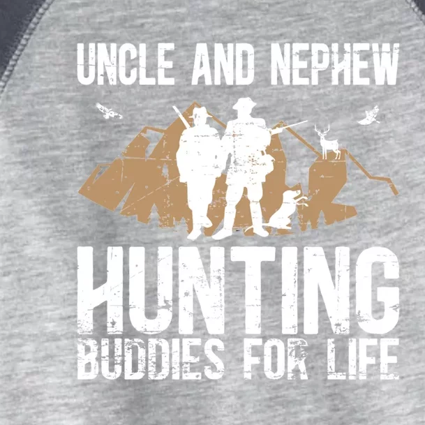 Uncle And Nephew Hunting Buddies Uncle And Nephew Cool Gift Toddler Fine Jersey T-Shirt