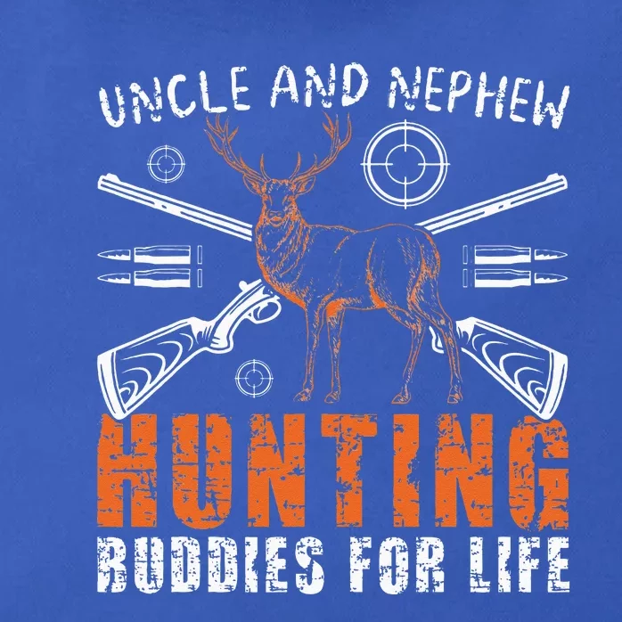 Uncle And Nephew Hunting Buddies Uncle And Nephew Zip Tote Bag