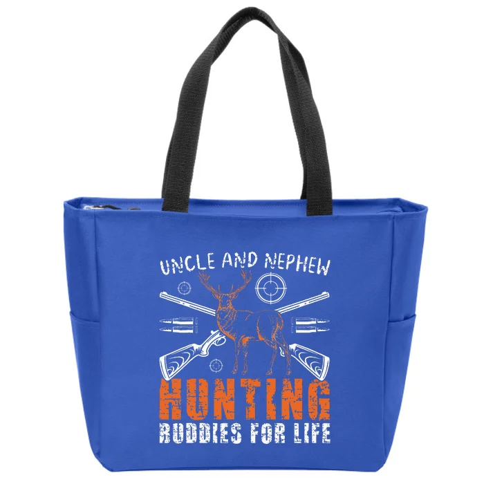 Uncle And Nephew Hunting Buddies Uncle And Nephew Zip Tote Bag