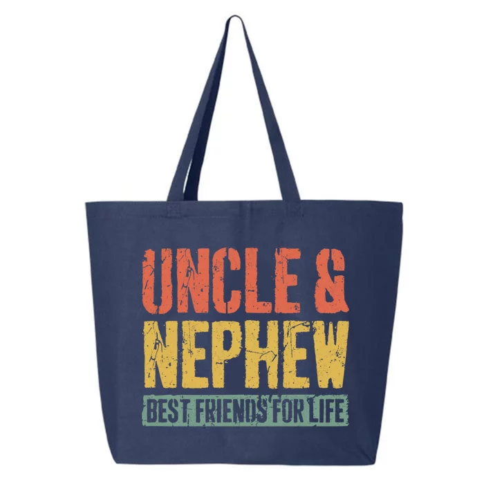 Uncle And Nephew Best Friends For Life Gift Meaningful Gift 25L Jumbo Tote