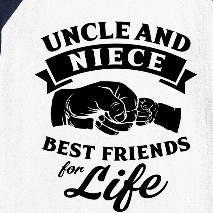 Uncle And Niece Best Friends For Life Great Gift Baseball Sleeve Shirt