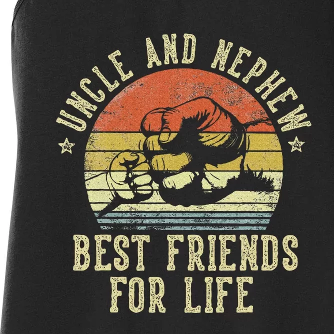 Uncle And Nephew Best Friends For Life Women's Racerback Tank