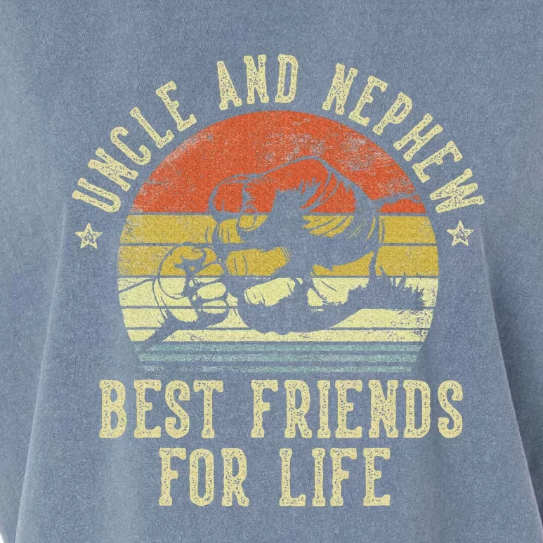 Uncle And Nephew Best Friends For Life Garment-Dyed Women's Muscle Tee