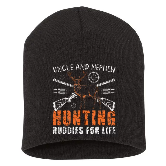 Uncle And Nephew Hunting Buddies Uncle And Nephew Short Acrylic Beanie