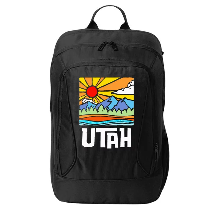 Utah Artistic Nature & Mountains City Backpack