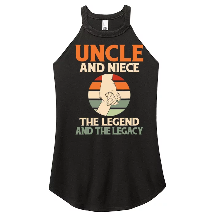 Uncle And Niece The Legend And The Legacy Family Uncle Women’s Perfect Tri Rocker Tank