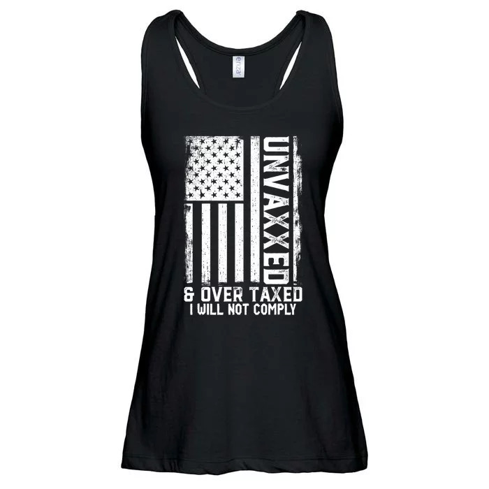 Unvaxxed And Overtaxed Ladies Essential Flowy Tank