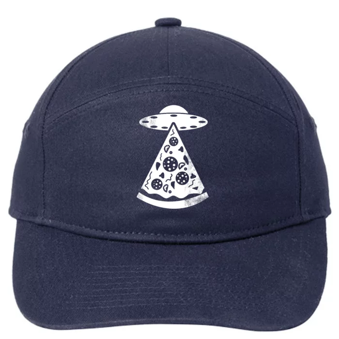 UFO Alien Pizza 7-Panel Snapback Hat