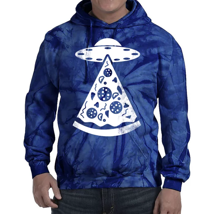 UFO Alien Pizza Tie Dye Hoodie