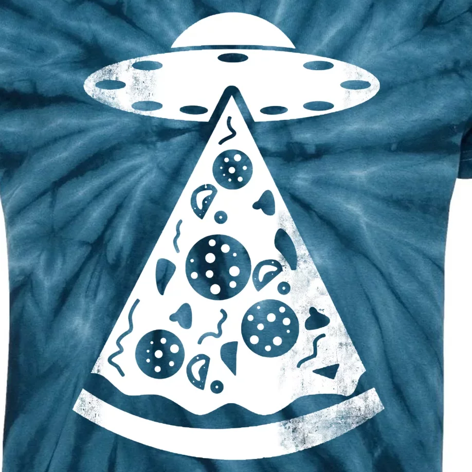 UFO Alien Pizza Kids Tie-Dye T-Shirt