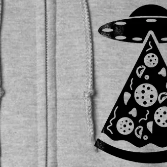 UFO Alien Pizza Full Zip Hoodie