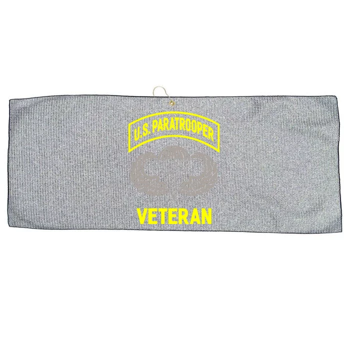 U.S Airborne Paratroopers Veteran Vintage Large Microfiber Waffle Golf Towel