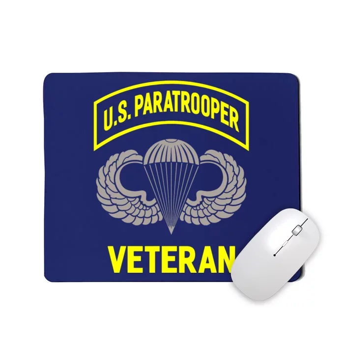 U.S Airborne Paratroopers Veteran Vintage Mousepad