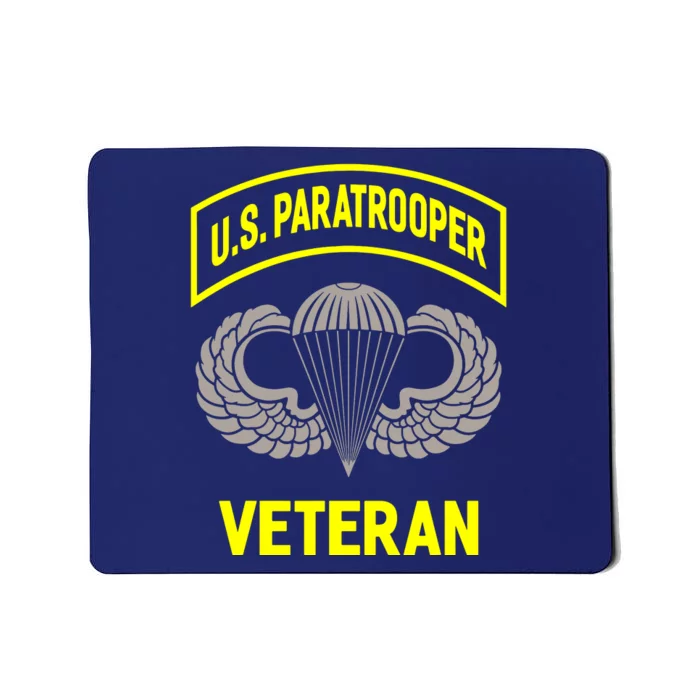 U.S Airborne Paratroopers Veteran Vintage Mousepad