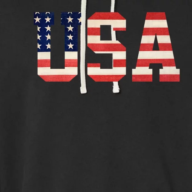 Usa American Pride Festive Garment-Dyed Fleece Hoodie