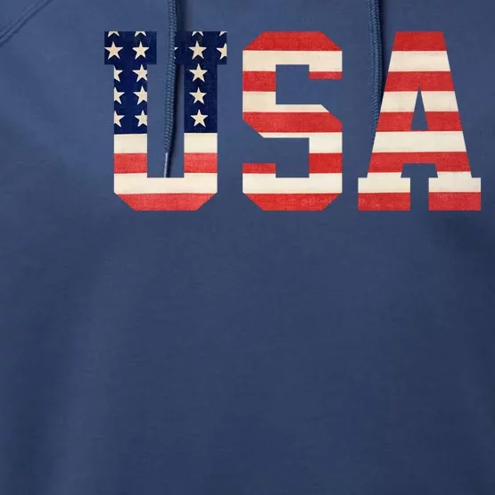 Usa American Pride Festive Performance Fleece Hoodie