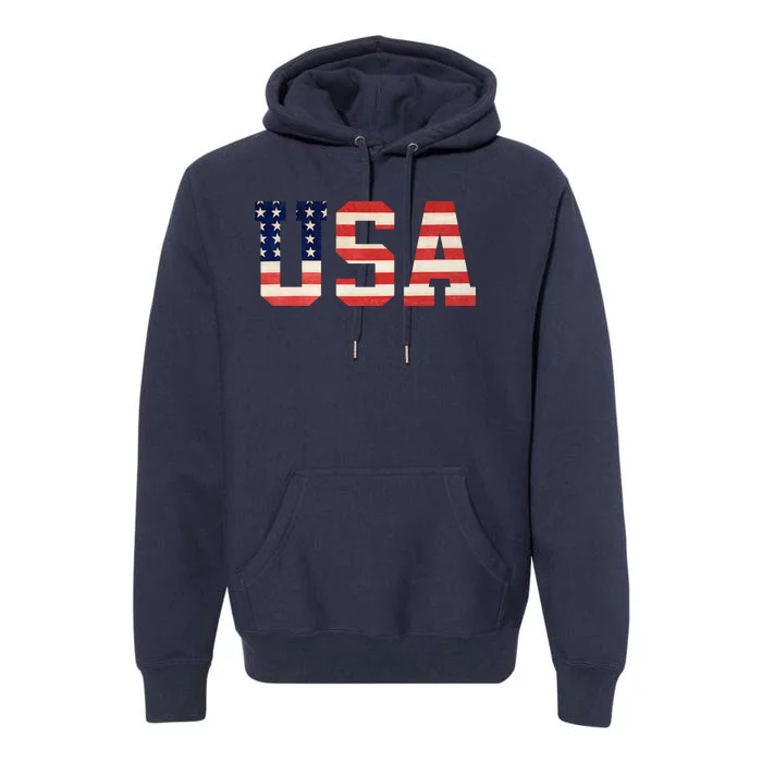 Usa American Pride Festive Premium Hoodie