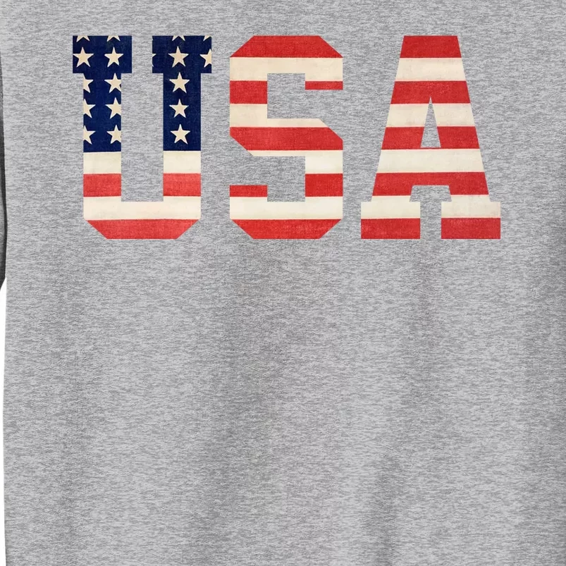 Usa American Pride Festive Tall Sweatshirt