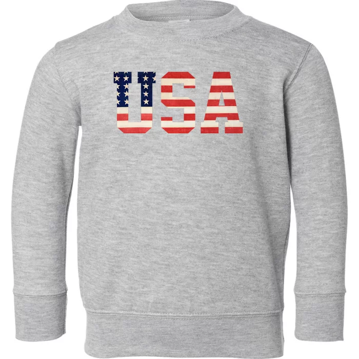 Usa American Pride Festive Toddler Sweatshirt