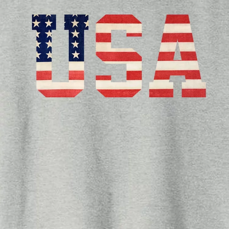 Usa American Pride Festive Women's Crop Top Tee