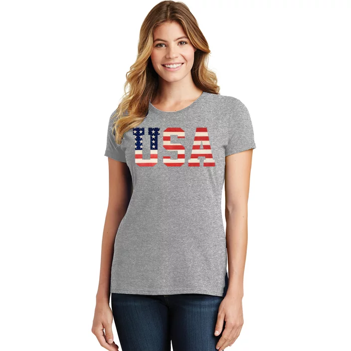 Usa American Pride Festive Women's T-Shirt