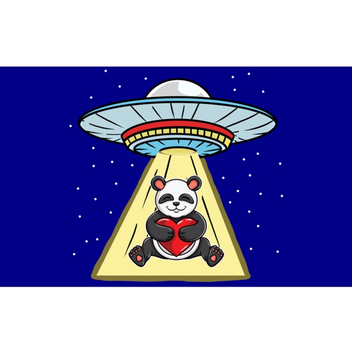 Ufo Abduction Panda Valentines Day Gift Bumper Sticker