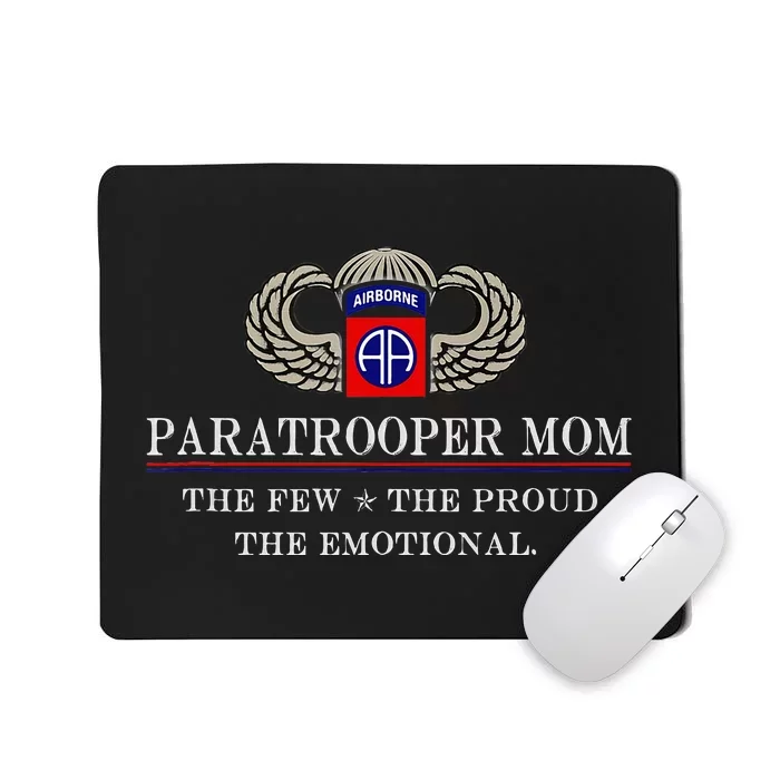 Us Airborne Paratrooper Mom Veteran Veterans Day Mousepad