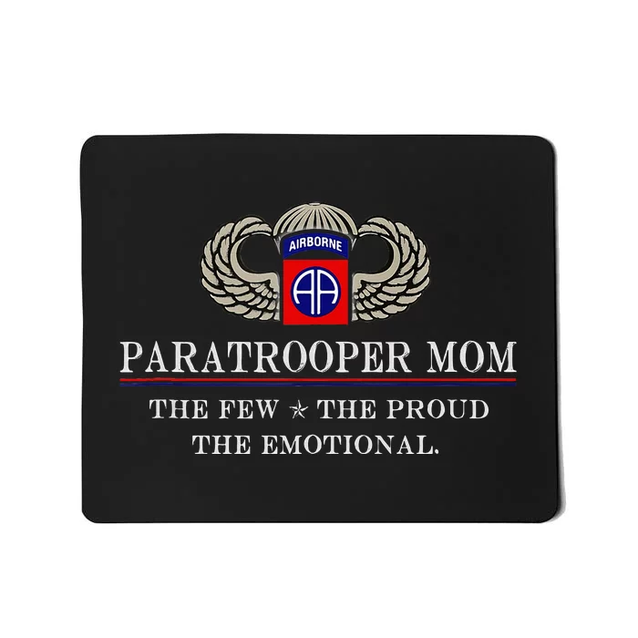 Us Airborne Paratrooper Mom Veteran Veterans Day Mousepad