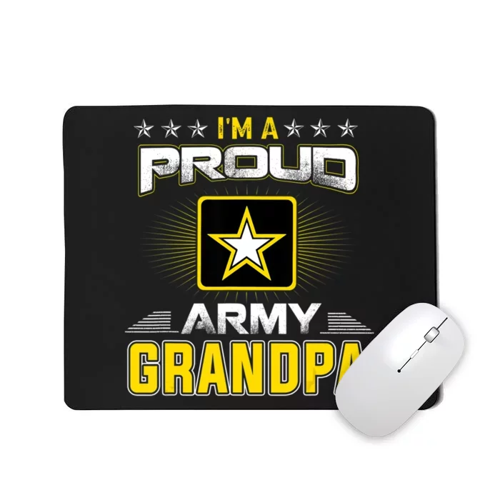 U.S. Army Proud Us Army Grandpa Military Veteran Pride Mousepad