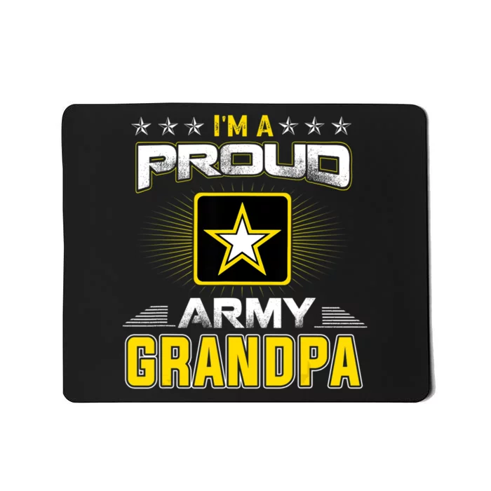 U.S. Army Proud Us Army Grandpa Military Veteran Pride Mousepad