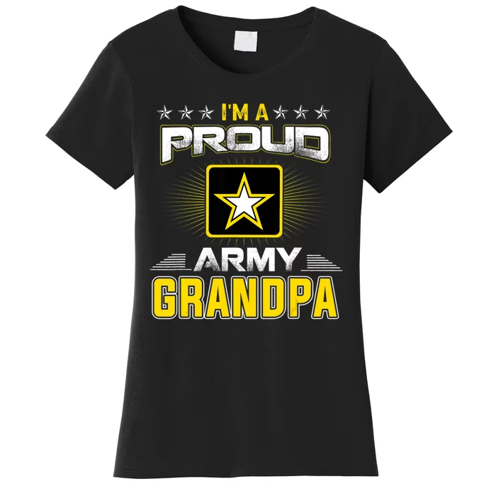 U.S. Army Proud Us Army Grandpa Military Veteran Pride Women's T-Shirt