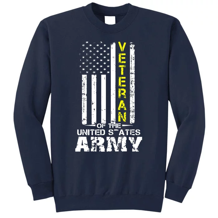 U.S. Army Proud Army Veteran Vintage Gift Tall Sweatshirt