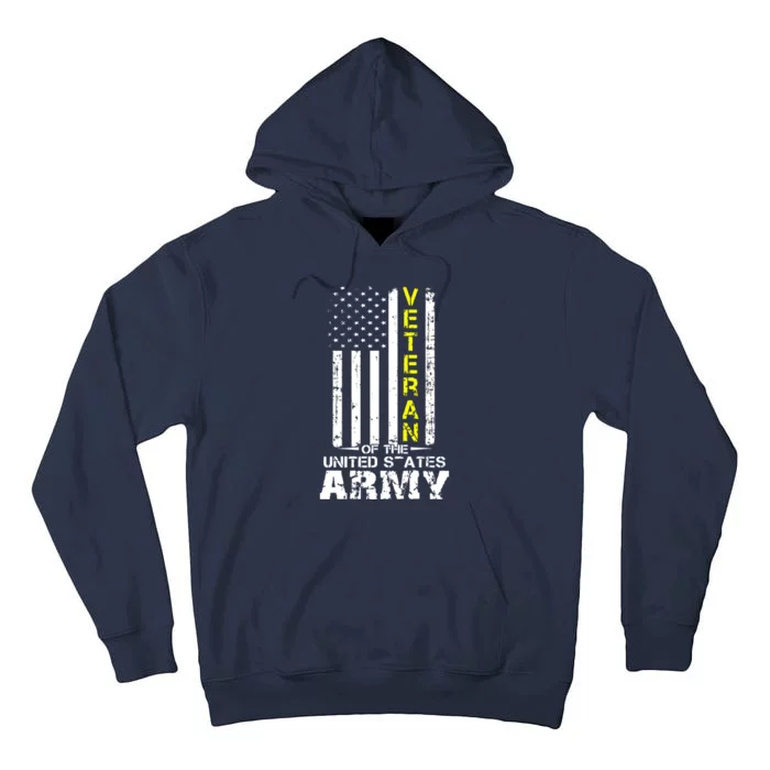 U.S. Army Proud Army Veteran Vintage Gift Tall Hoodie