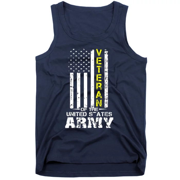 U.S. Army Proud Army Veteran Vintage Gift Tank Top