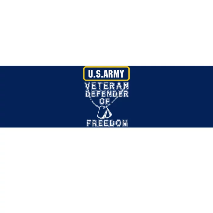 U.S Army Proud Army Veteran Patriotic DD214 Bumper Sticker