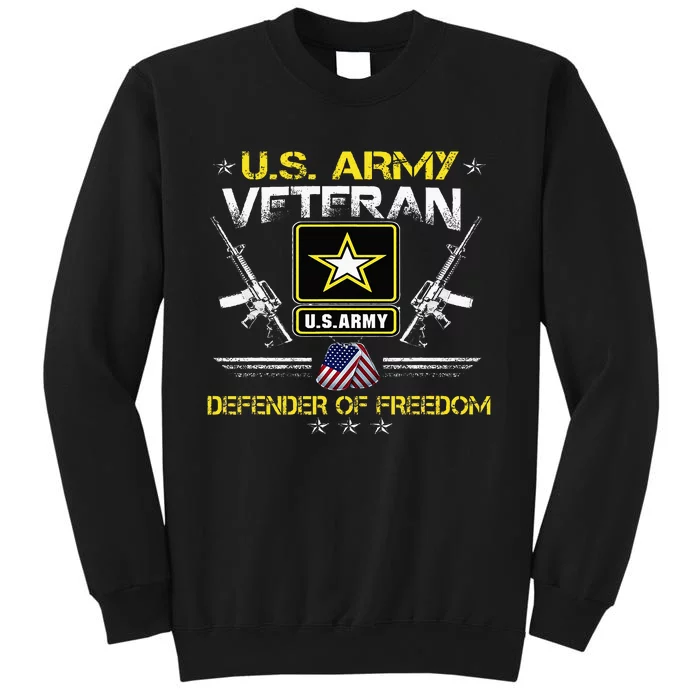 U.S. Army Proud Army Veteran Vet Tall Sweatshirt