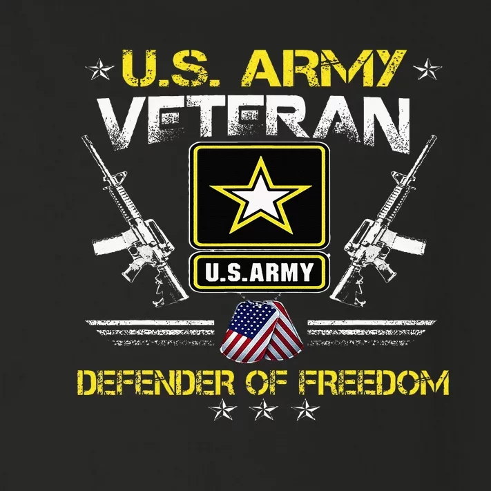 U.S. Army Proud Army Veteran Vet Toddler Long Sleeve Shirt