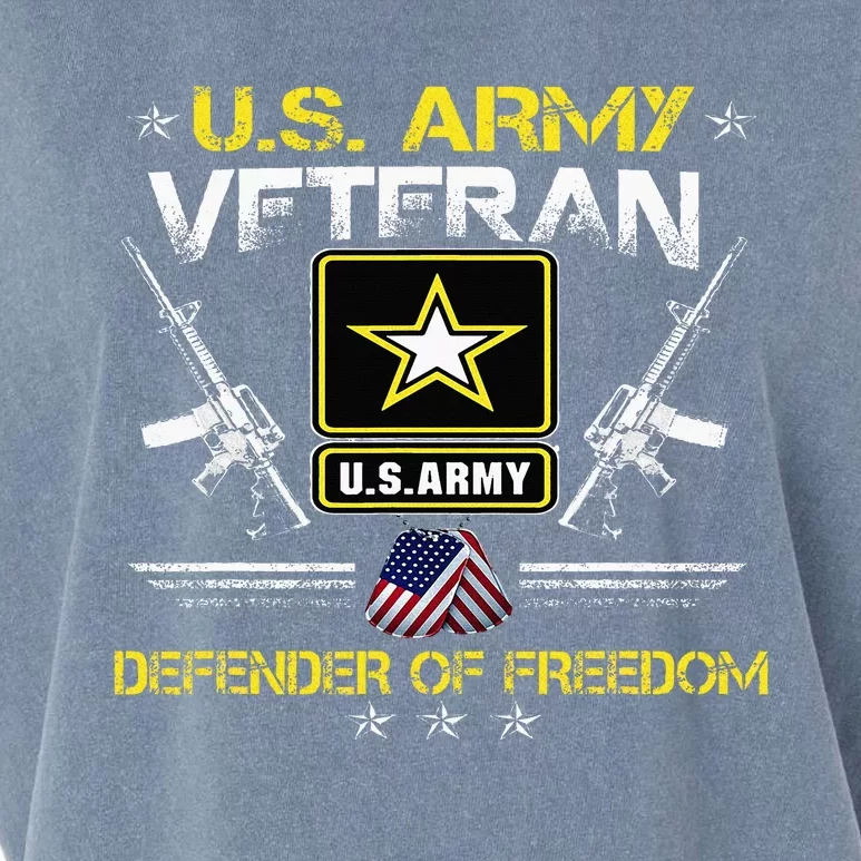 U.S. Army Proud Army Veteran Vet Garment-Dyed Women's Muscle Tee