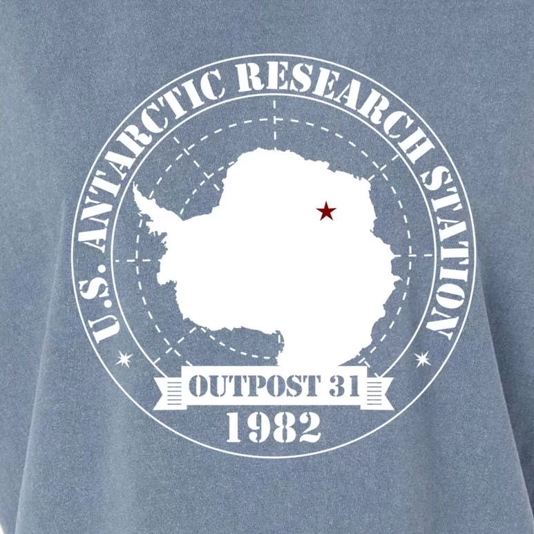 Us Antarctic Research Station Outpost 31 Year 1982 Gift Garment-Dyed Women's Muscle Tee