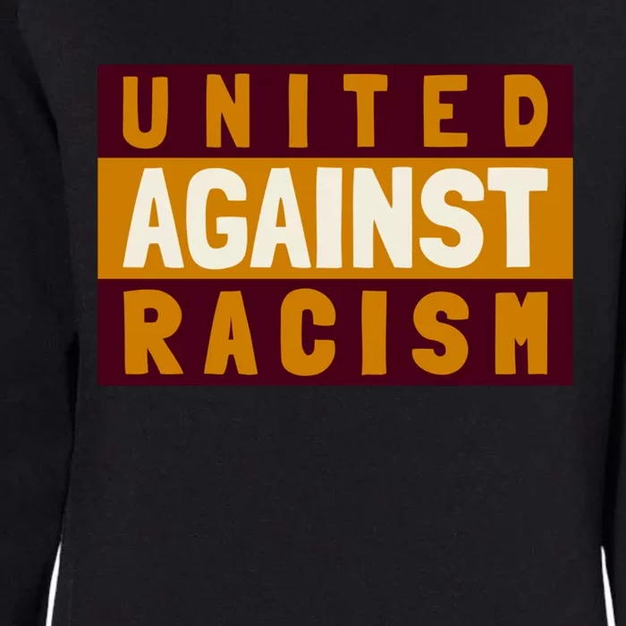 United Against Racism Civilrightstees Gift Womens California Wash Sweatshirt