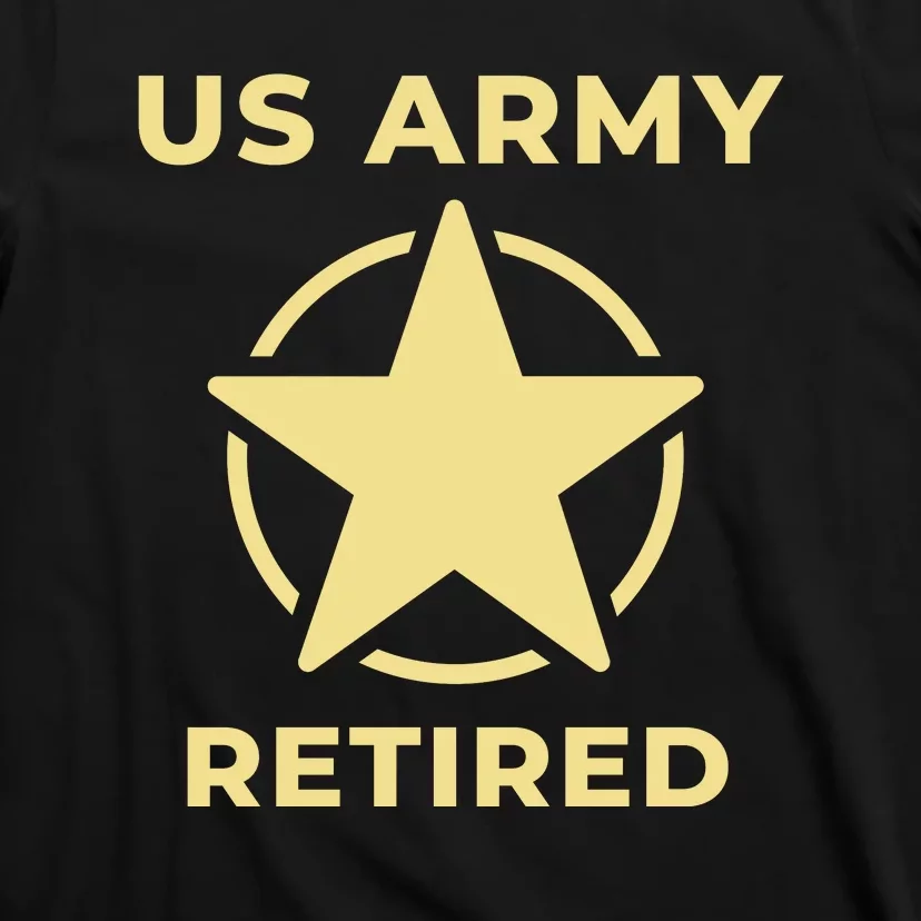 US Army Retired Veteran Gift T-Shirt