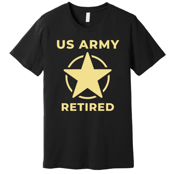 US Army Retired Veteran Gift Premium T-Shirt