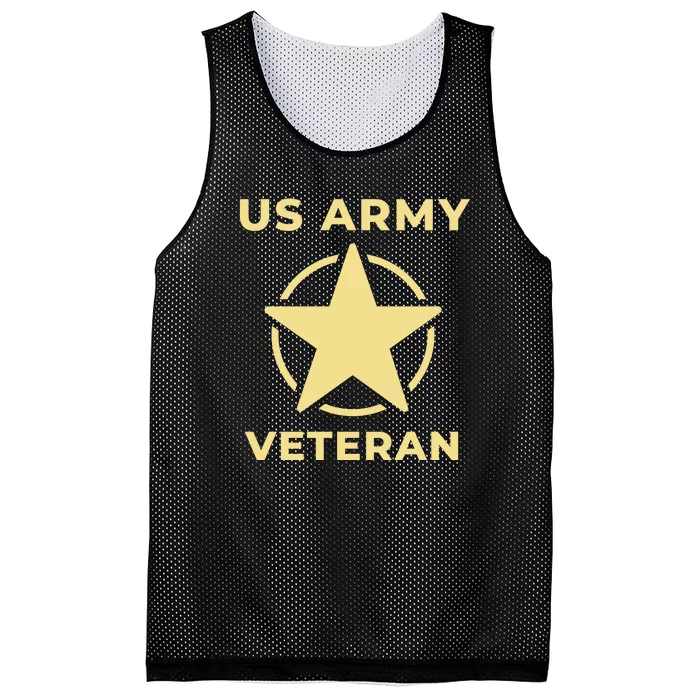 US Army Retired Veteran Gift Mesh Reversible Basketball Jersey Tank