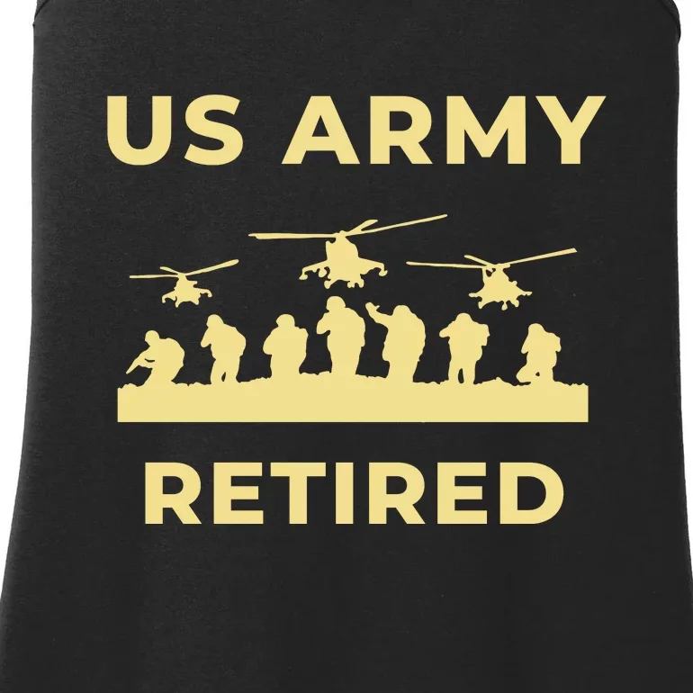 US Army Retired Veteran Gift Ladies Essential Tank