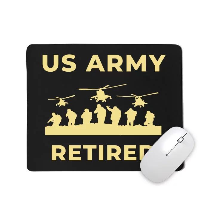 US Army Retired Veteran Gift Mousepad