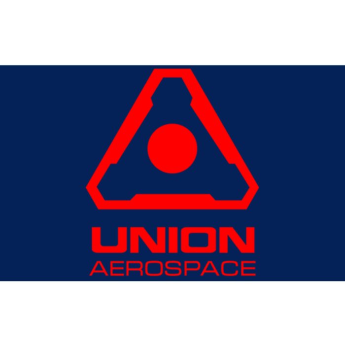 Union Aerospace Red Corner Print Bumper Sticker